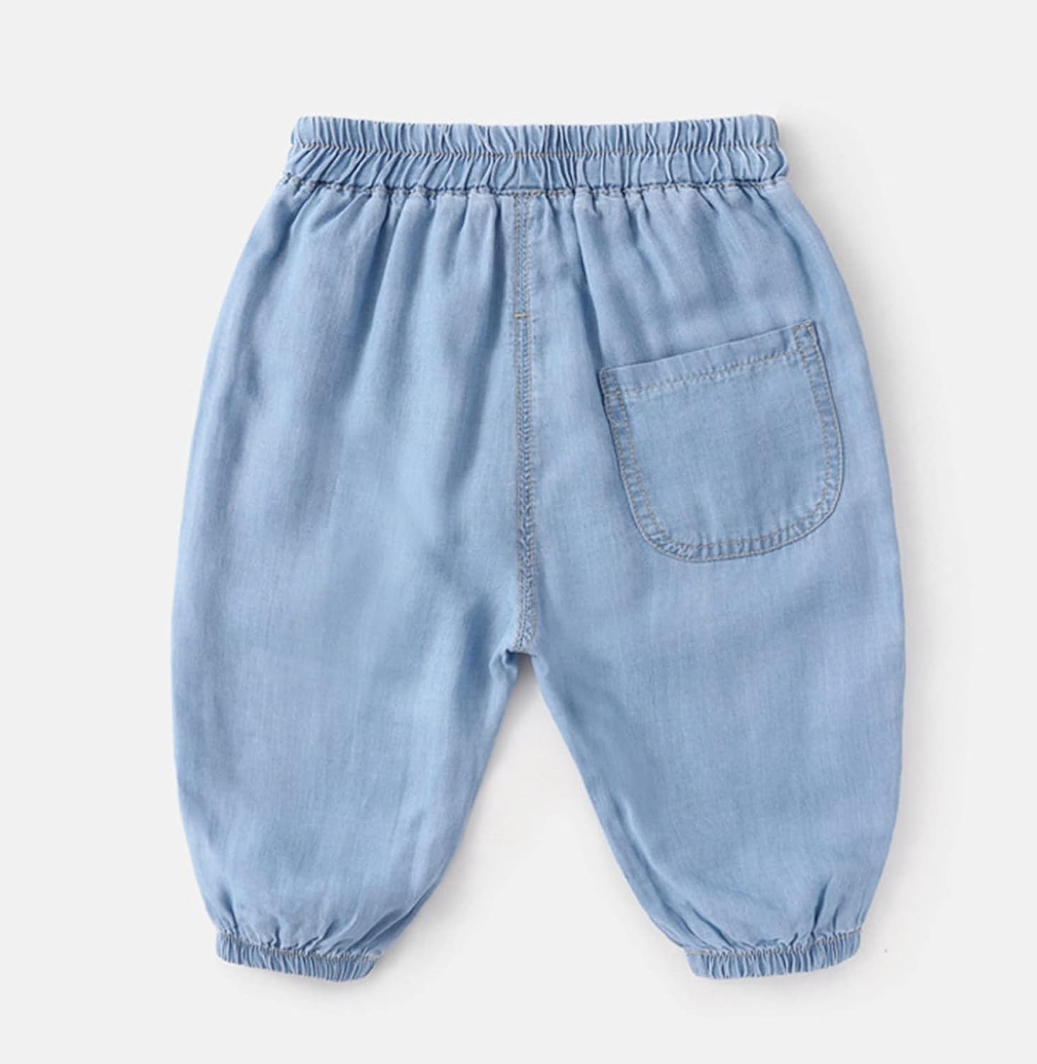 Boys' Loose-Fit Harem Jeans with Cuffed Ankles - Image 2
