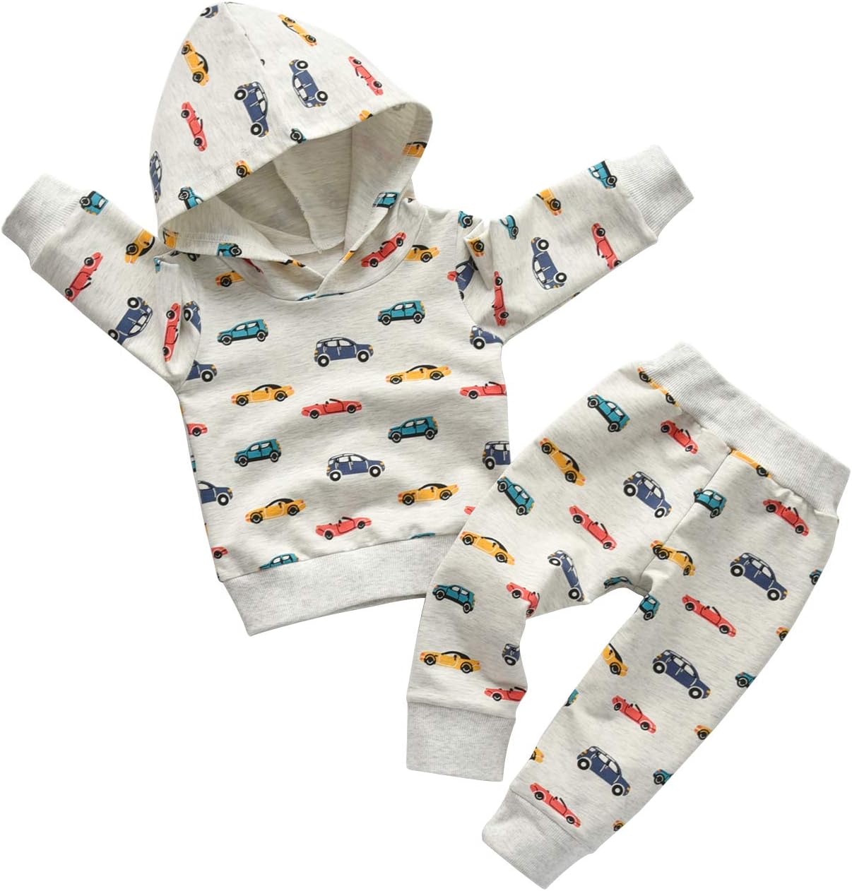 Boys' Hooded Sweatshirt & Athletic Pants Set