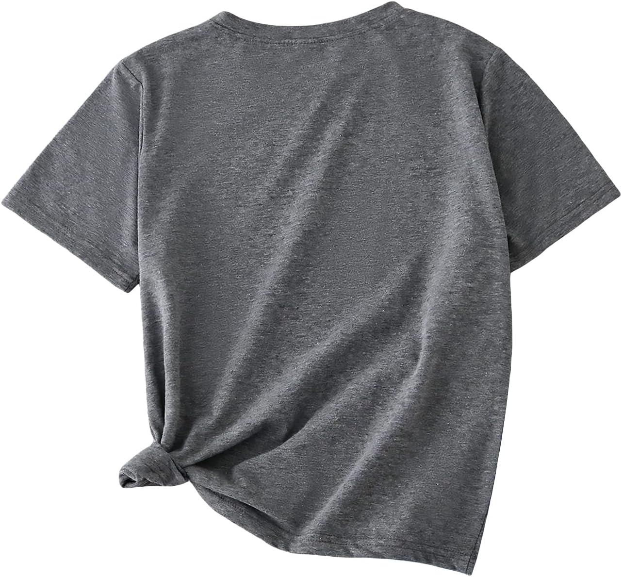 Graphic Tees for Girl Floral Print Short Sleeve Round Neck T Shirts Tops - Image 2