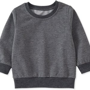 Boys' Crew Neck Long-Sleeve Pullover (Ages 8-12)