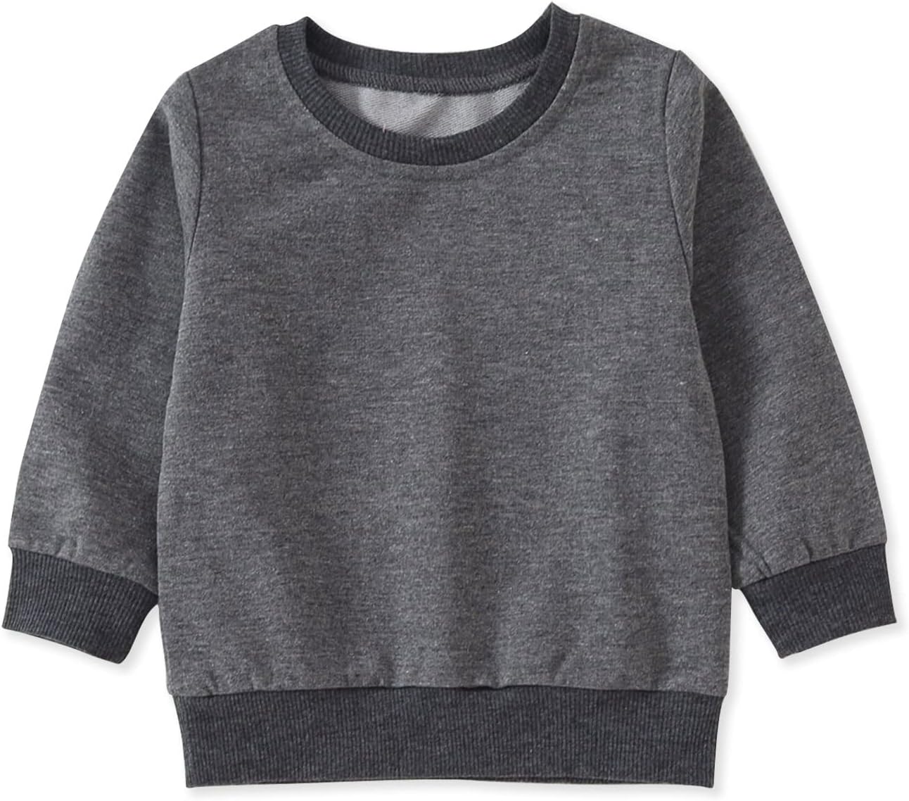 Boys' Crew Neck Long-Sleeve Pullover (Ages 8-12)