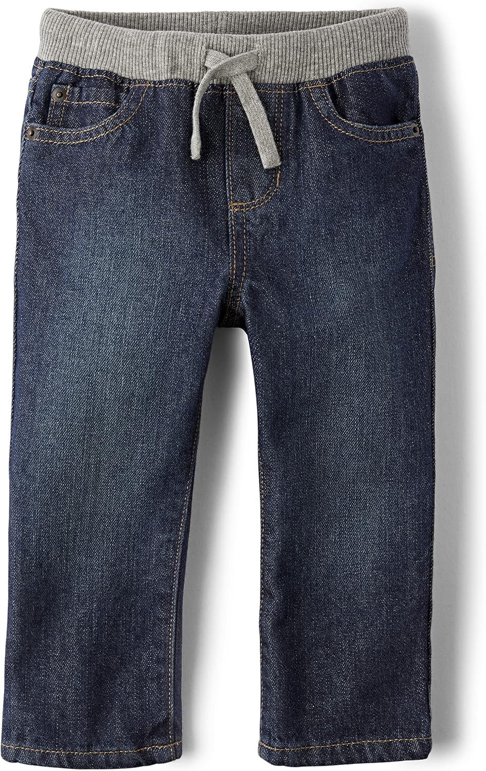 Boys' Pull-On Straight-Leg Jeans